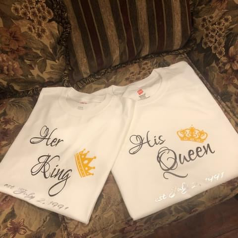 The King / Queen Couple Tees