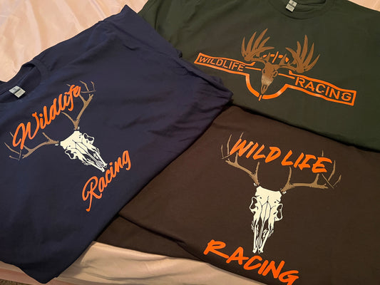 🦌Wildlife Racing Antlers Tshirt - Exclusive to WLR GROUP ONLY