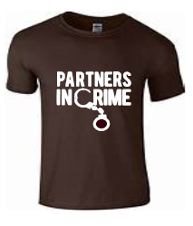 The Couple Tees - PARTNERS IN CRIME TEE