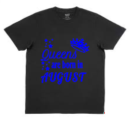 QUEENS ARE BORN BIRTHDAY SHIRT
